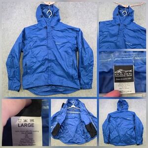 Grundens Gage Technical Gear Jacket Mens Large Hooded Waterproof Fishing Rain